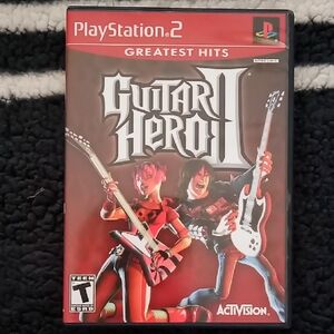 NWOT Guitar Hero II for PlayStation 2 - Red Cover
